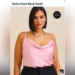 Satin cami